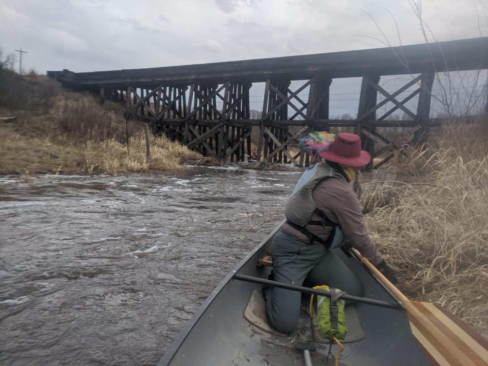 Canoe on the Stoney Creek