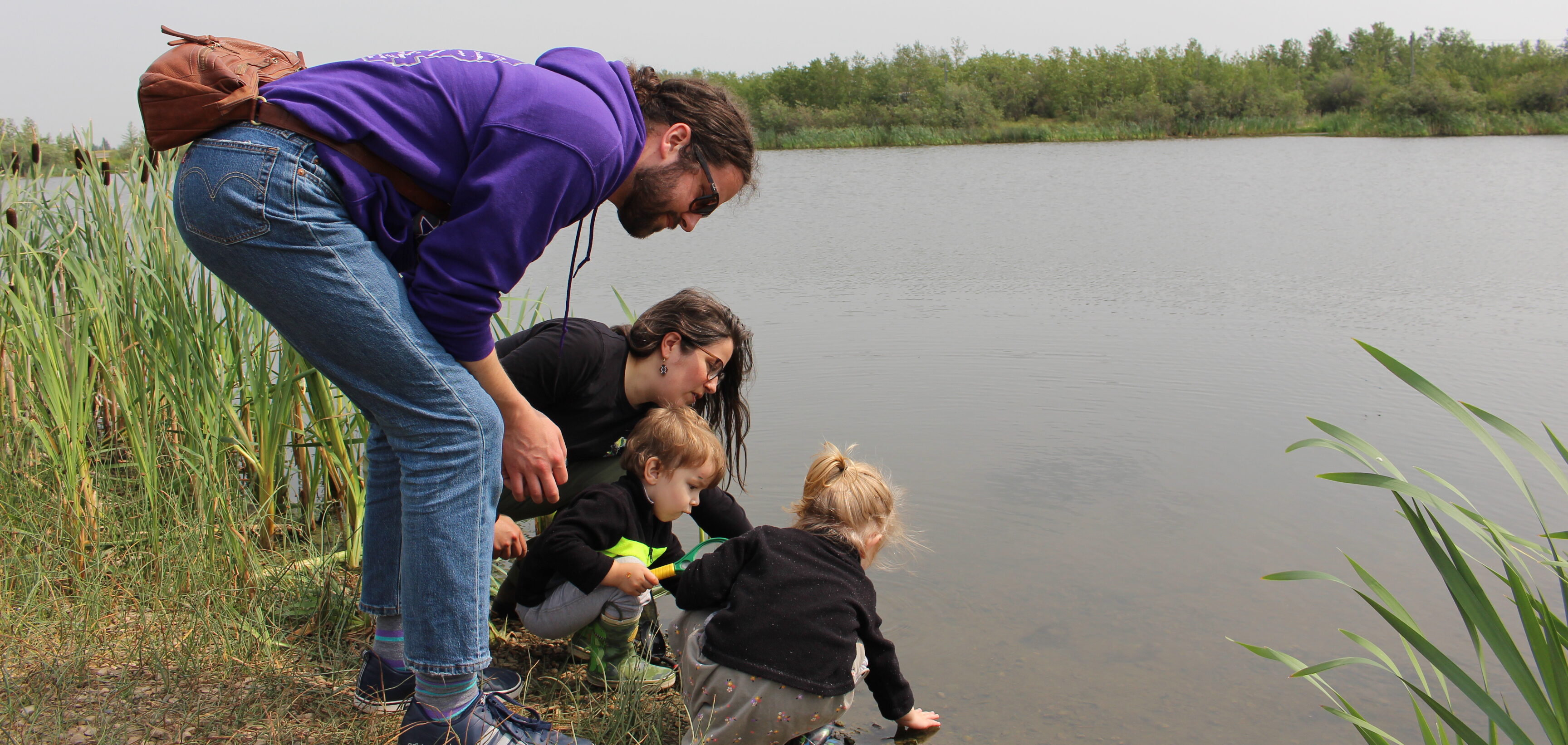 Skinners bug dipping at the BRWA Watershed Festival 2024